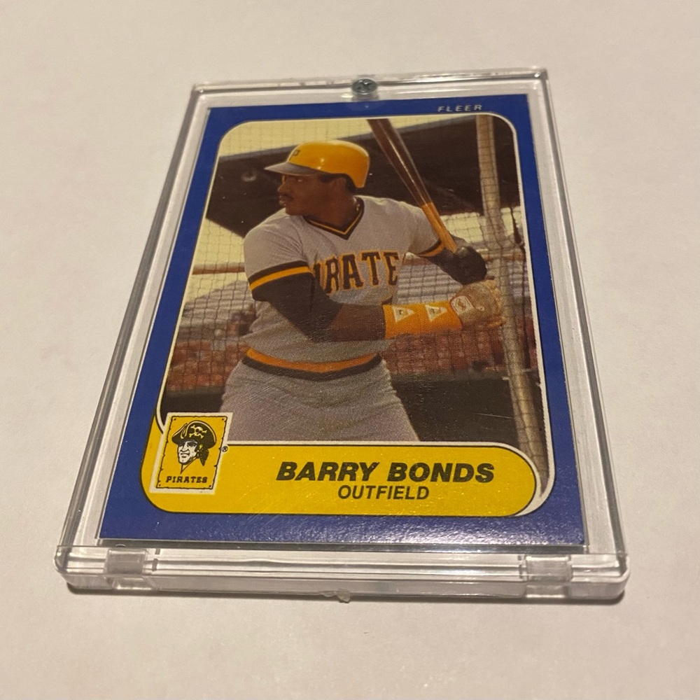 Barry Bonds RC Rookie 1986 Fleer Update Baseball Card #U-14 Vintage Collectible